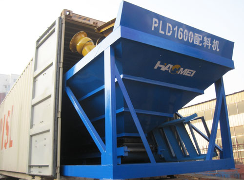 concrete batch Plant packing shipping